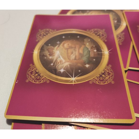 Vtg Romance Angels Oracle Cards Deck & Guidebook by Doreen Virtue OOP Original - Picture 12 of 16
